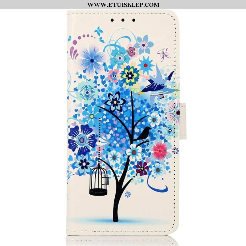 Etui Folio do iPhone 14 Pro Max Kwitnące Drzewo